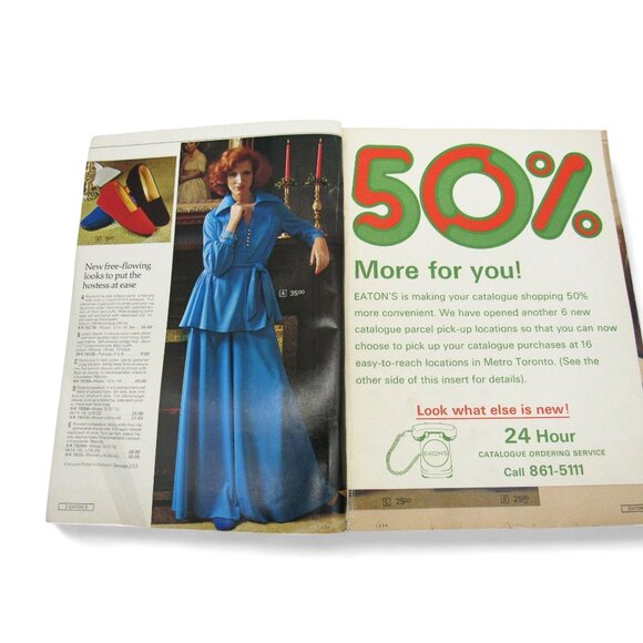 EATON'S Christmas TORONTO 1975 Fashion Catalogue 435 Pages Vintage - Picture 4 of 10